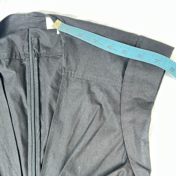 A.L.C. Alexandria Dress Black Cut Out Fit and Flare Cotton Midi Maxi 8 - Picture 13 of 16